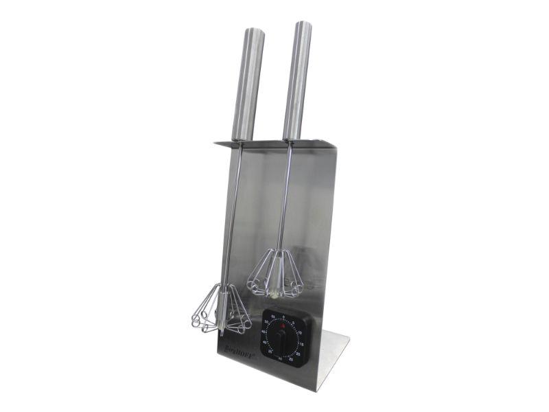 Image 1 of 2Pc Magic Whisk Set with Free Timer, Silver