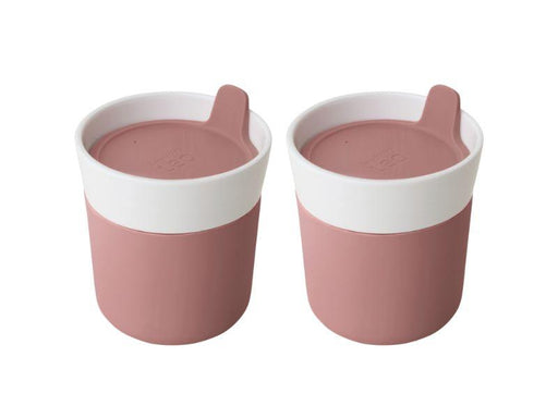Image 1 of Leo 8.45oz Porcelain Travel Mug, Set of 2