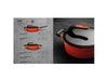 Image 7 of GEM  Cast Aluminum Nonstick 9.5" Covered Sauté Pan , Caribbean Red