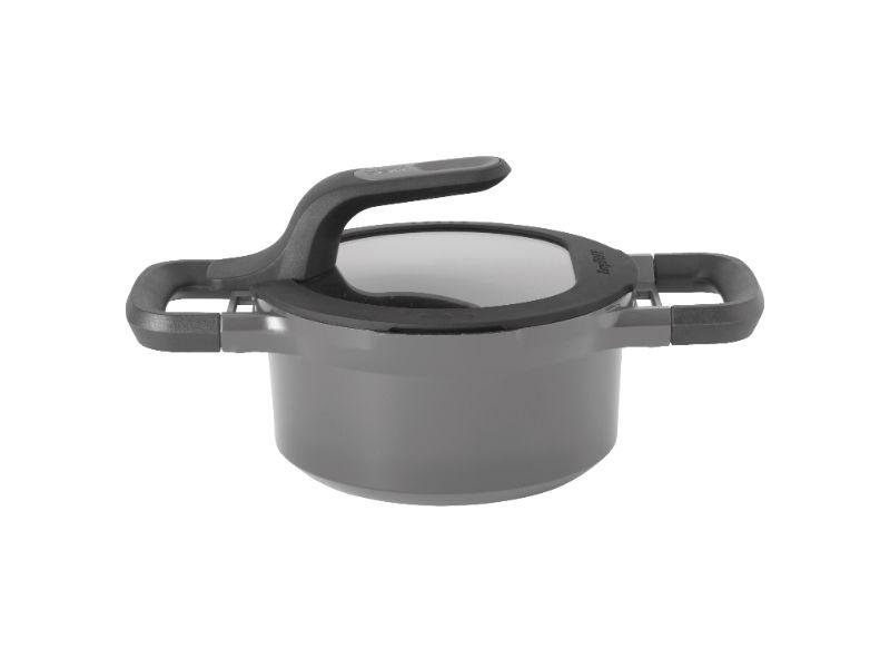 Image 1 of GEM 6.25" Non-Stick Covered Casserole, 1.6 Qt, Grey