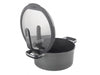 Image 3 of GEM 8" Non-Stick Covered Casserole, 3 Qt, Grey