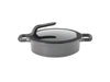 Image 1 of GEM 10.25" Non-Stick Covered 2-Handled Sauté Pan, 4.1 Qt, Grey