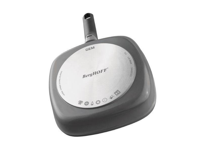 Image 2 of GEM 11" Non-Stick Grill Pan, Grey