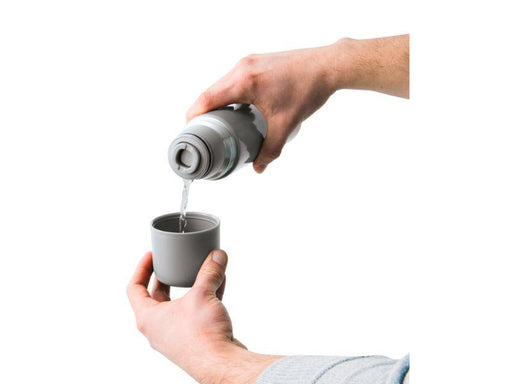 Image 2 of Leo 16.9oz 18/10 Stainless Steel Thermos, Grey