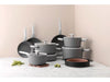 Image 3 of Leo 11" Covered Stockpot, 6.5 Qt, Grey