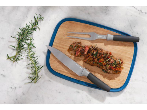 Image 2 of Leo 3pc Complete Carving Set with Cutting Board