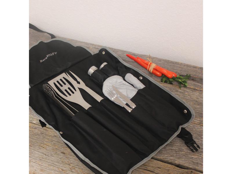 Image 2 of Cubo 9Pc Stainless Steel BBQ Set with Wrap