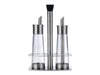 Image 1 of Orion 9" 3Pc Stainless Steel Cream & Sugar Set