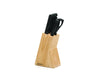 Image 2 of Ergonomic 7Pc Stainless Steel Knife Block