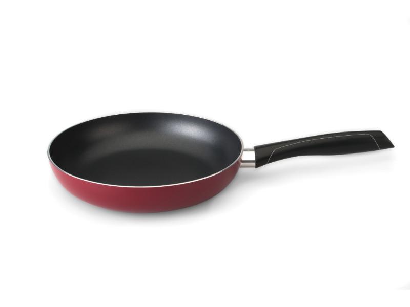 Image 1 of Geminis 9.5" Cast Aluminum Non-Stick Stir Fry Pan Red