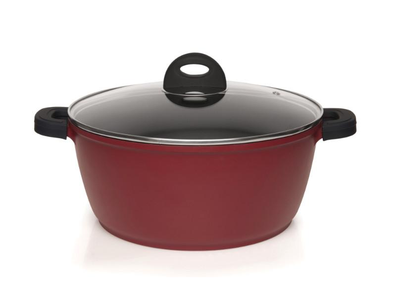 Image 1 of EarthChef Cast Aluminum Covered Stockpot, 6.3 Qt