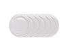 Image 1 of Elan 8.5" Porcelain Wide Rim Salad Plate, Set of 6