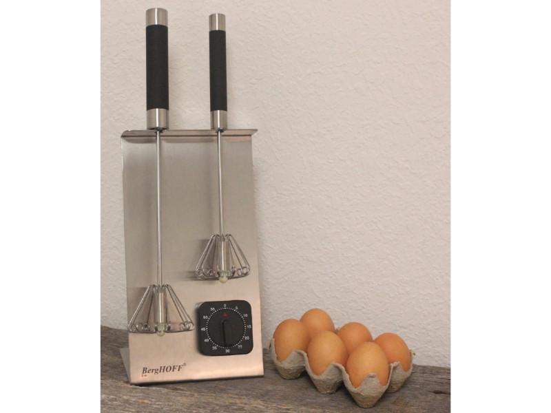 Image 2 of SS Magic Whisk & Timer Set Black