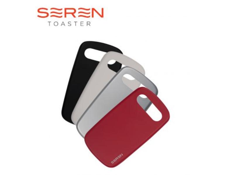 Image 6 of Seren Side Loading Toaster with Cool Touch Exterior and Removable Crumb Tray, White