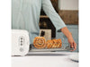Image 1 of Seren Side Loading Toaster with Cool Touch Exterior and Removable Crumb Tray, with Cream Front Panel/ Serving Tray