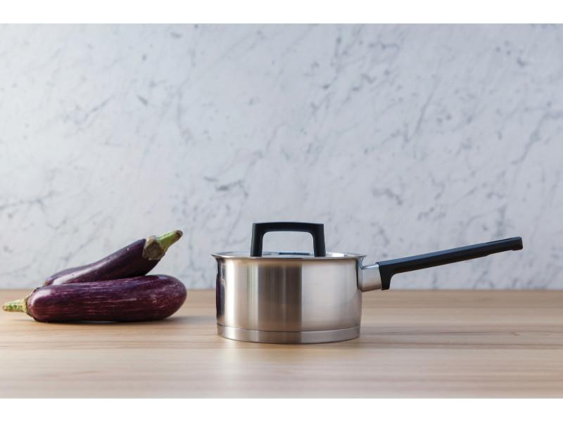 Image 2 of Ron 6.25" Stainless Steel Covered Sauce Pan