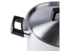Image 3 of Ron 10" Stainless Steel Covered Stockpot 6.8Qt, Black Handles