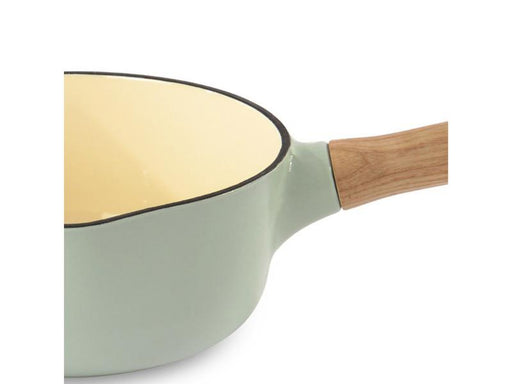 Image 2 of Ron 7" Cast Iron Saucepan 1.8Qt, Green