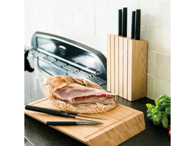 Image 3 of Ron 6" Wooden Knife Block