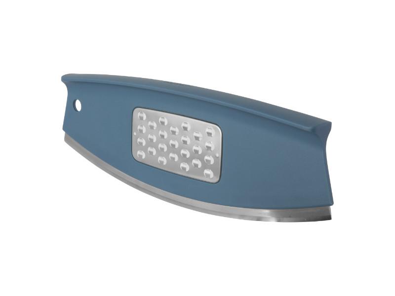 Image 1 of Leo 11.75" Pizza Slicer & Grater, Blue