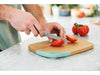 Image 3 of Leo 4.5" Stainless Steel Serrated Utility Knife, Gray