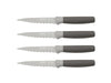 Image 1 of Leo 4Pc 4.5" Stainless Steel Steak Knives, Set of 4, Gray