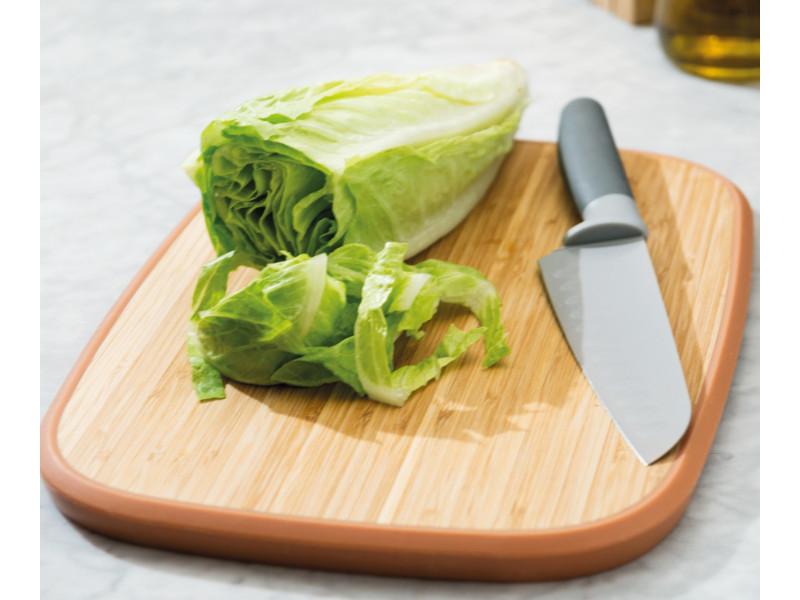 Image 2 of Leo 14.5"  Bamboo Cutting Board Anti-Slip, Pink