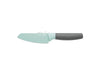 Image 1 of Leo 4.25" Stainless Steel Vegetable Knife with Zester, Mint