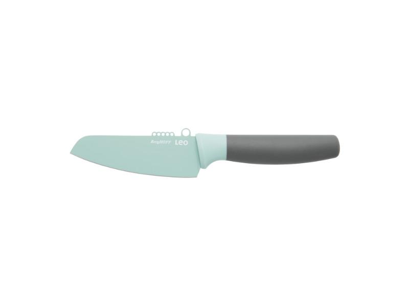 Image 1 of Leo 4.25" Stainless Steel Vegetable Knife with Zester, Mint