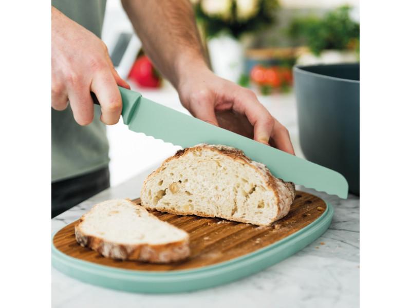 Image 2 of Leo 9" Stainless Steel Bread Knife, Mint