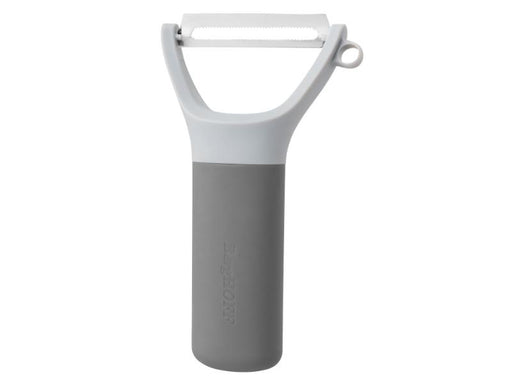 Image 1 of Leo Stainless Steel Serrated Y-Peeler, Gray