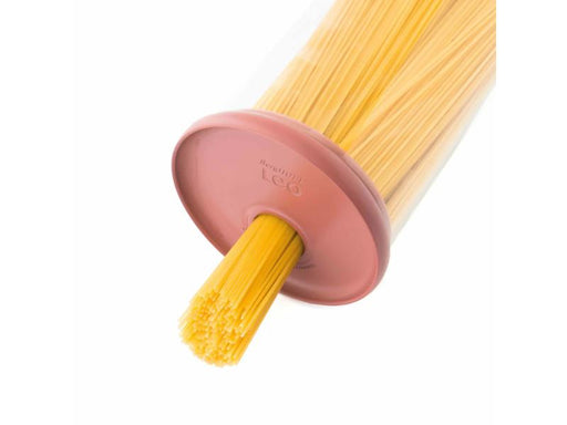 Image 2 of Leo 2Qt Glass Pasta Container, Pink