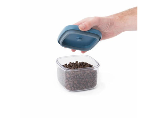 Image 2 of Leo 4Pc Vacuum Food Container Set, Blue