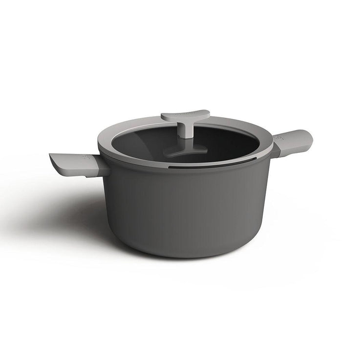 Image 3 of Leo 5Pc Non-Stick Cookware Set, Grey
